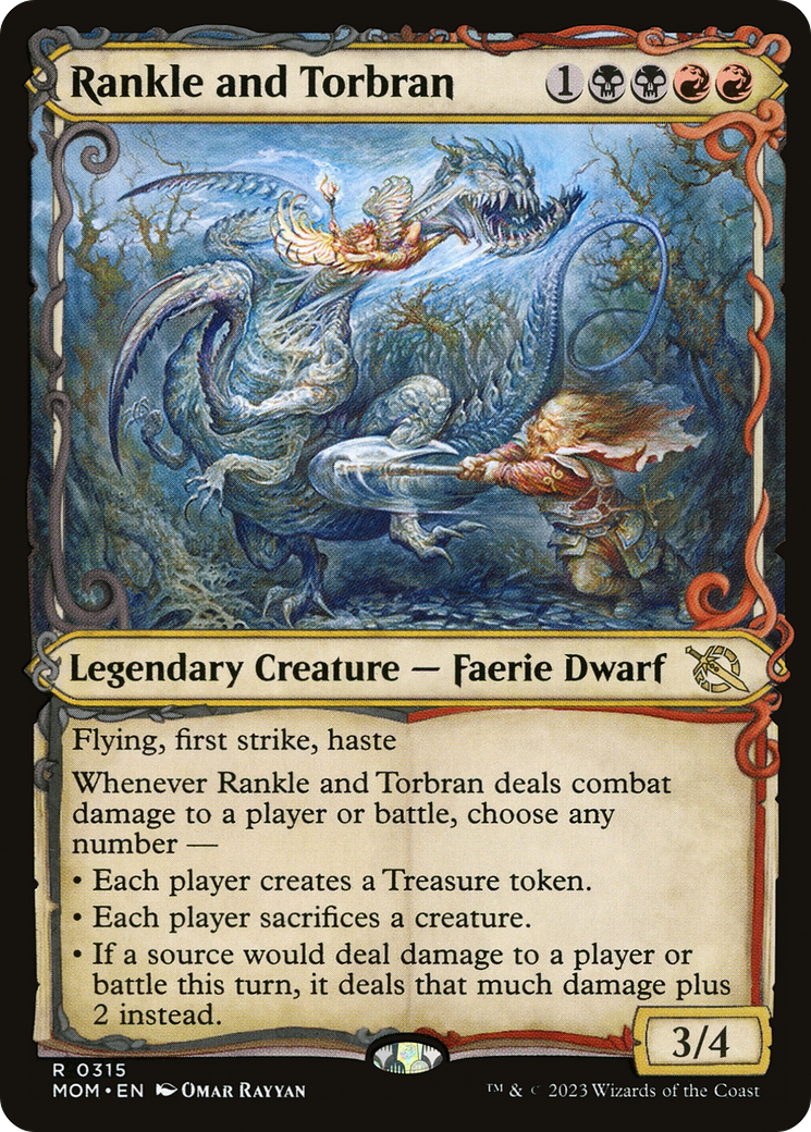 Rankle and Torbran (Showcase Planar Booster Fun) [March of the Machine] | Magic Magpie