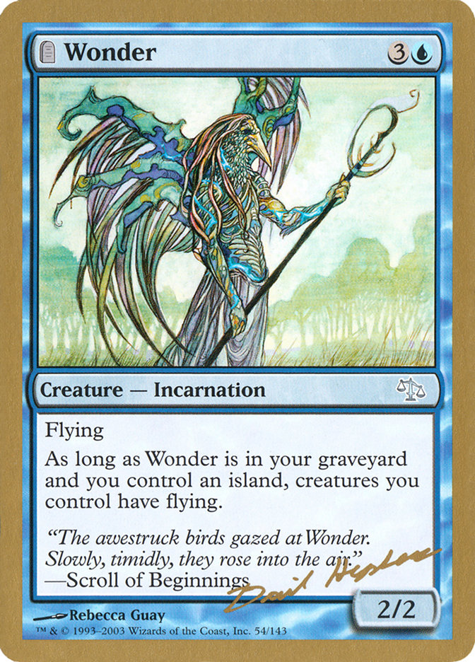 Wonder (Dave Humpherys) [World Championship Decks 2003] | Magic Magpie