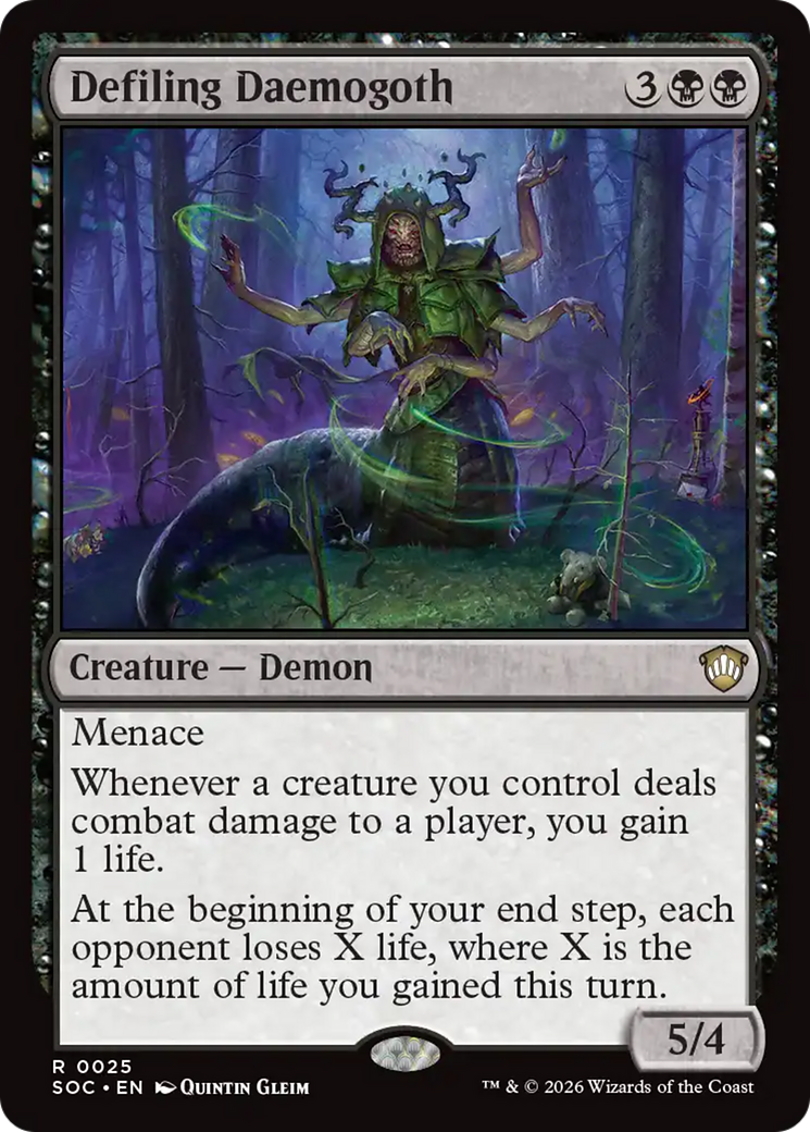 Defiling Daemogoth [Secrets of Strixhaven Commander] | Magic Magpie
