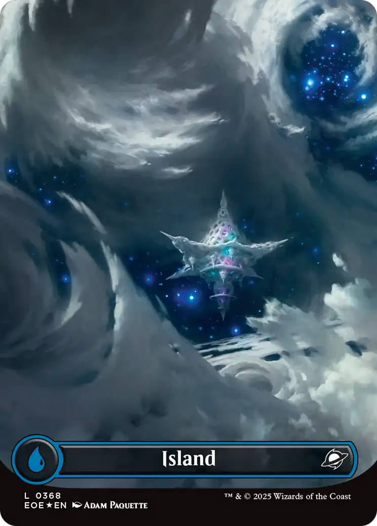 Island (0368) (Borderless) (Galaxy Foil) [Edge of Eternities] | Magic Magpie