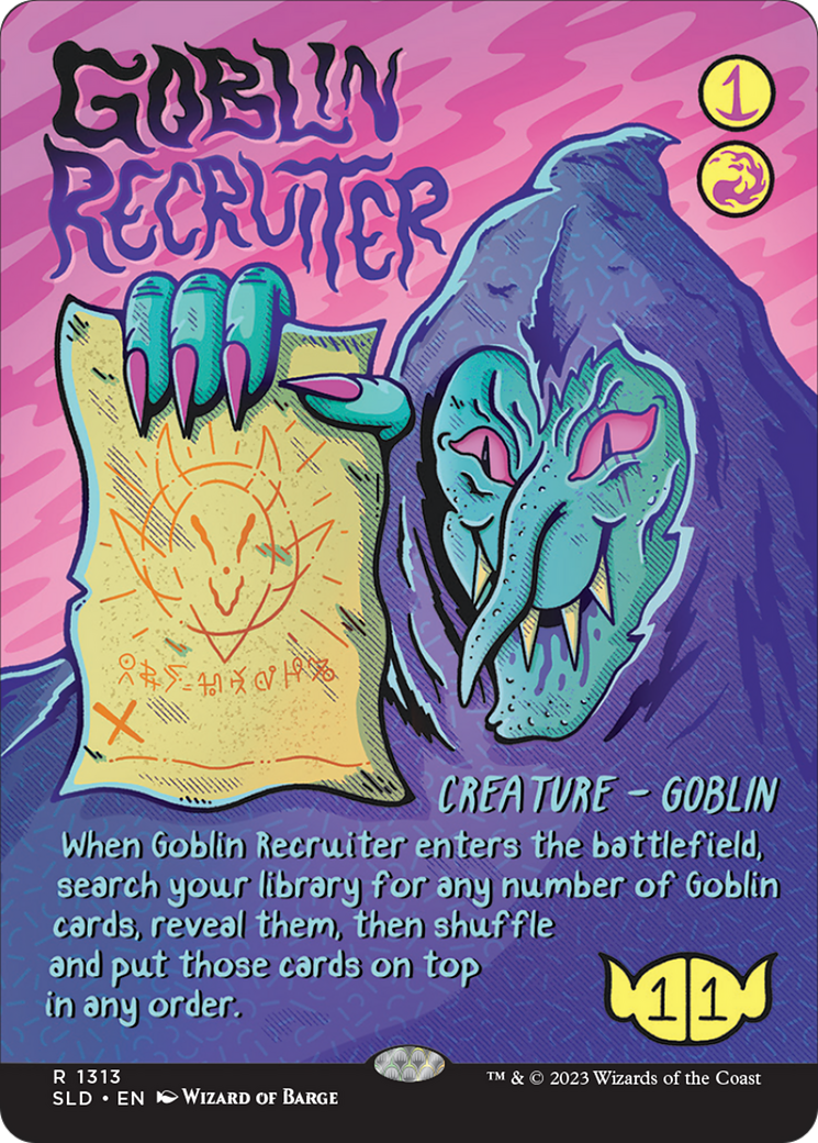 Goblin Recruiter (Rainbow Foil) [Secret Lair Drop Series] | Magic Magpie