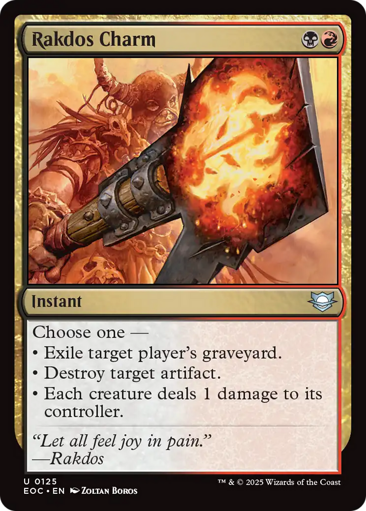 Rakdos Charm [Edge of Eternities Commander] | Magic Magpie