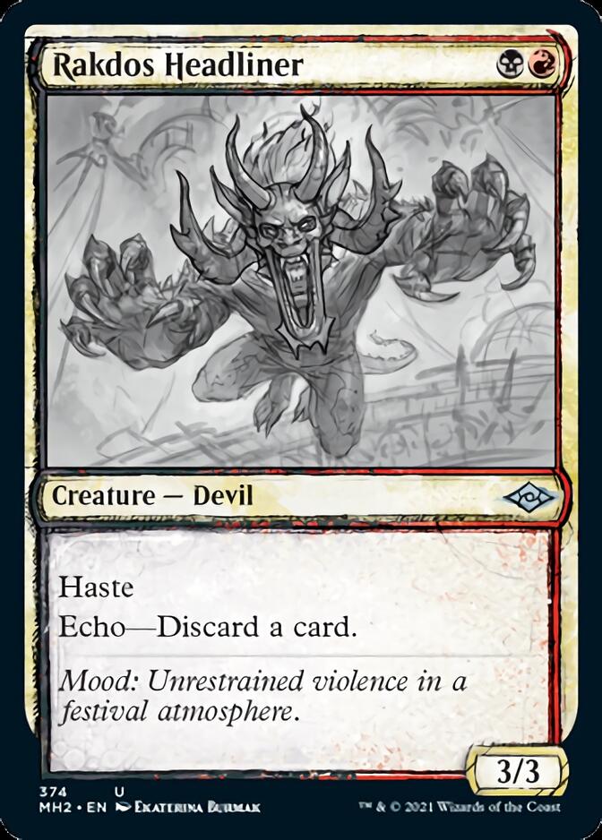 Rakdos Headliner (Sketch) [Modern Horizons 2] | Magic Magpie