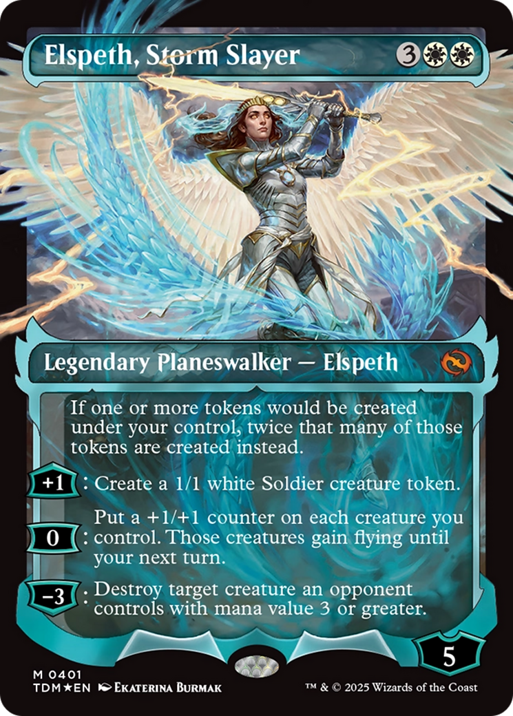 Elspeth, Storm Slayer (Showcase) (Japanese) [Tarkir: Dragonstorm] | Magic Magpie