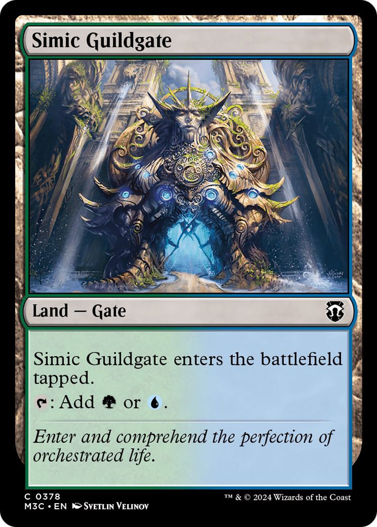 Simic Guildgate (Ripple Foil) [Modern Horizons 3 Commander] | Magic Magpie