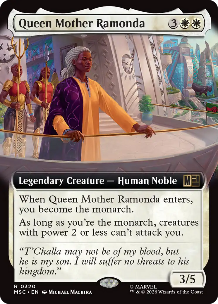 Queen Mother Ramonda (Extended Art) [Marvel Super Heroes Commander] | Magic Magpie
