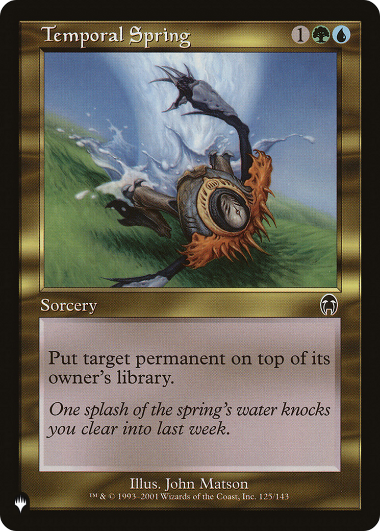 Temporal Spring [The List Reprints] | Magic Magpie