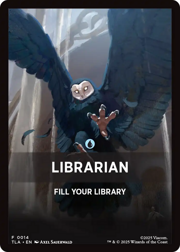 Librarian Theme Card [Avatar: The Last Airbender Tokens] | Magic Magpie