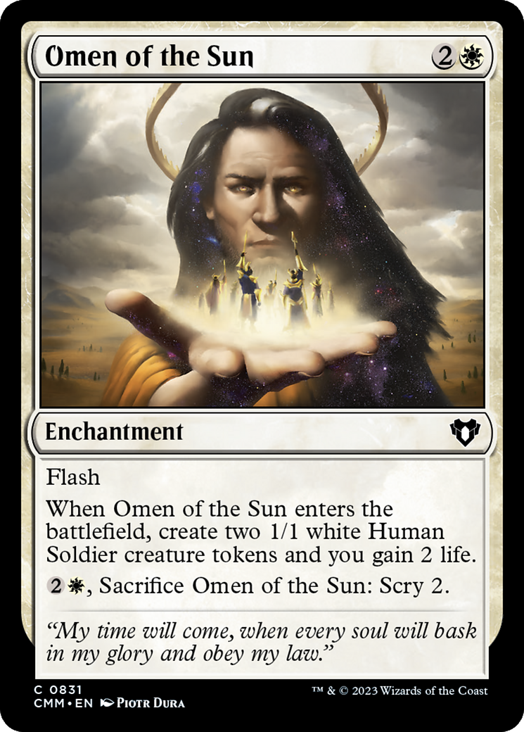 Omen of the Sun [Commander Masters] | Magic Magpie