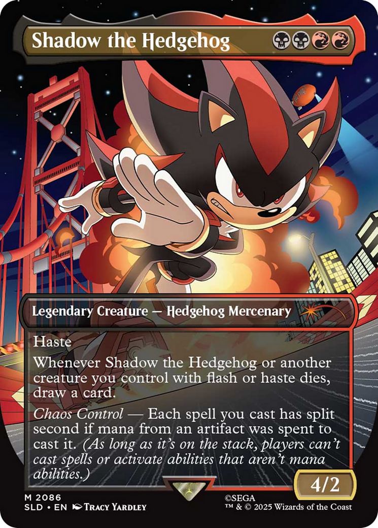 Shadow the Hedgehog (Rainbow Foil) [Secret Lair Drop Series] | Magic Magpie