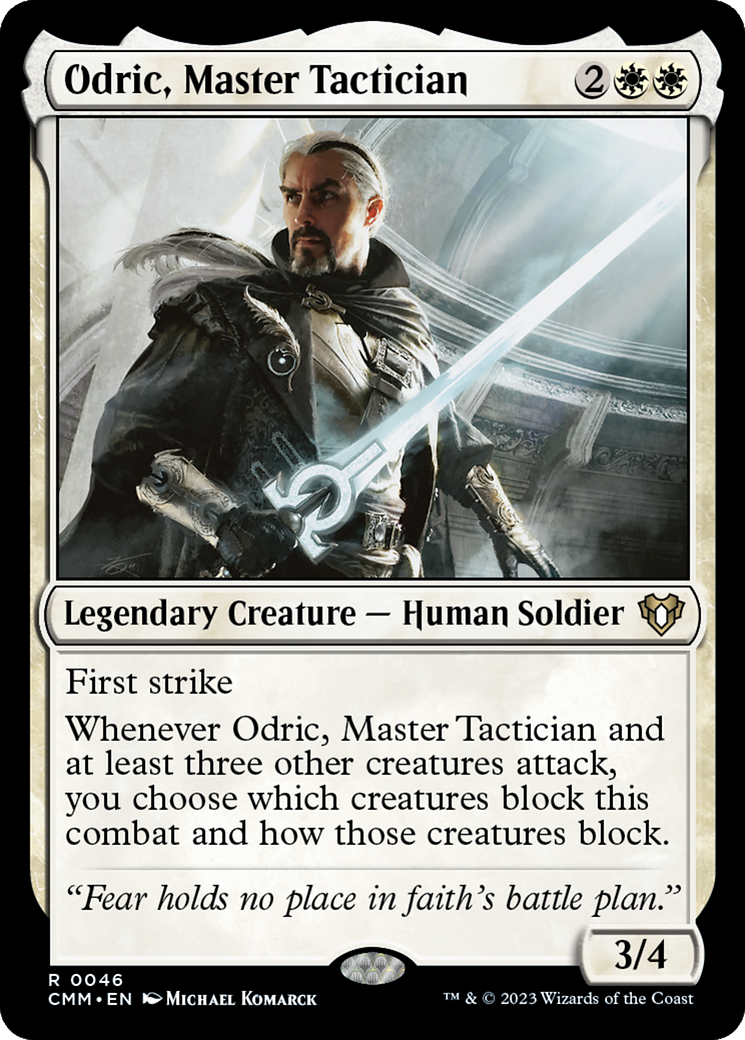 Odric, Master Tactician [Commander Masters] | Magic Magpie