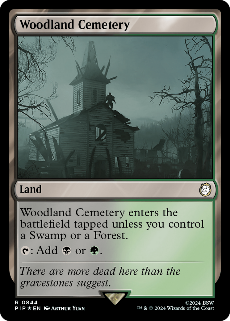 Woodland Cemetery (Surge Foil) [Fallout] | Magic Magpie