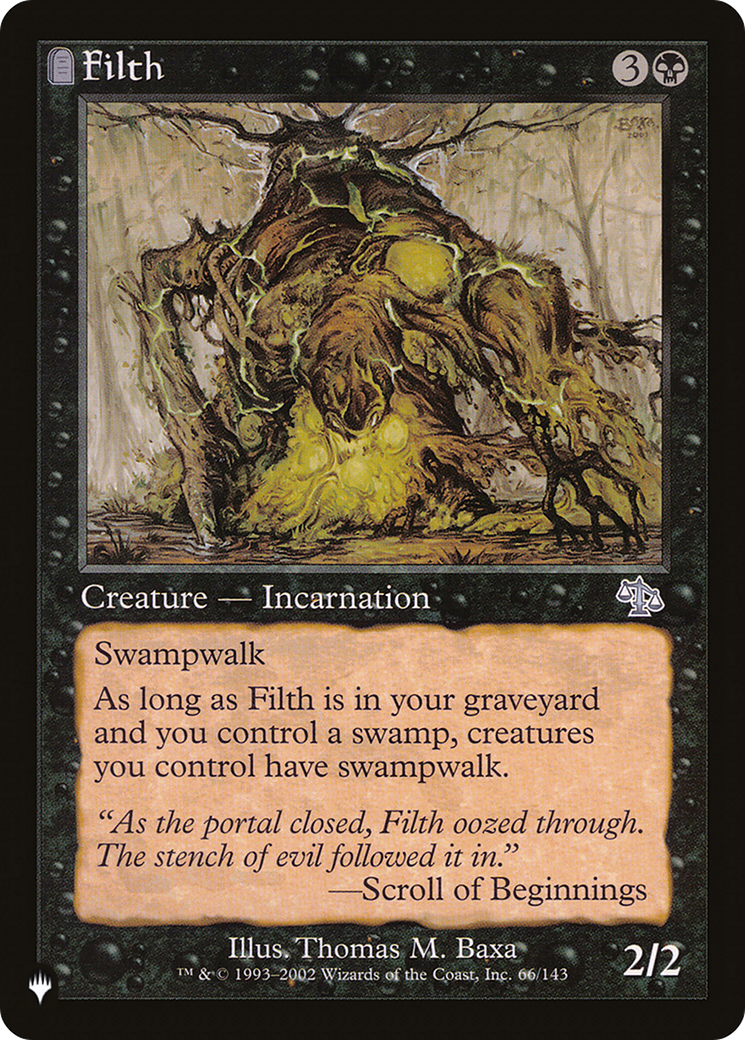 Filth [The List Reprints] | Magic Magpie