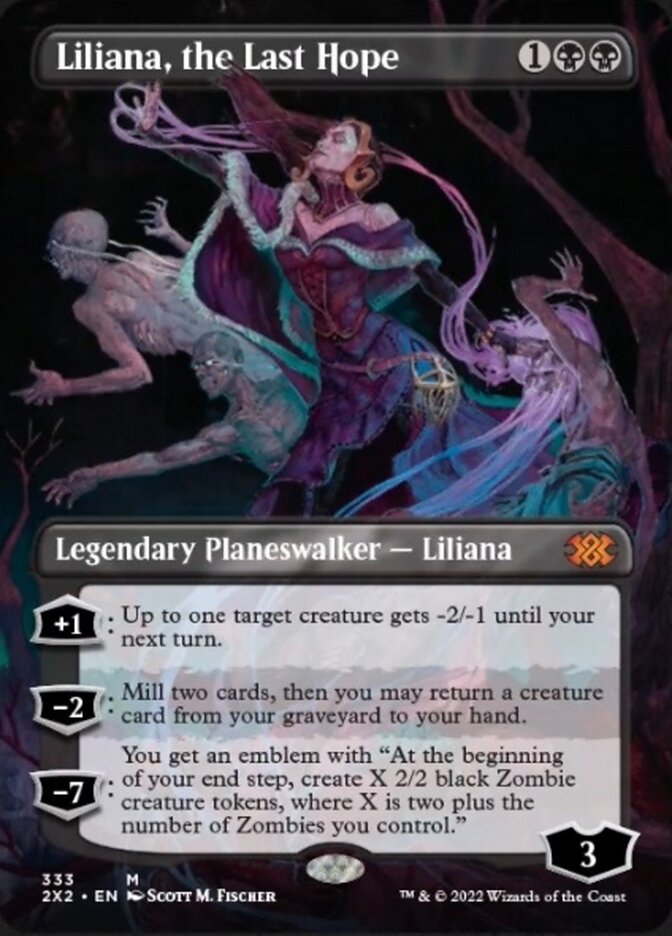 Liliana, the Last Hope (Borderless) [Double Masters 2022] | Magic Magpie