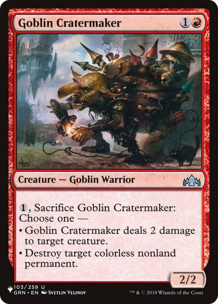 Goblin Cratermaker [The List Reprints] | Magic Magpie