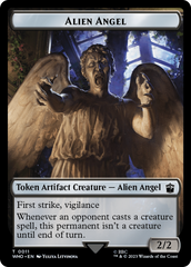 Alien Angel // Alien Warrior Double-Sided Token [Doctor Who Tokens] | Magic Magpie