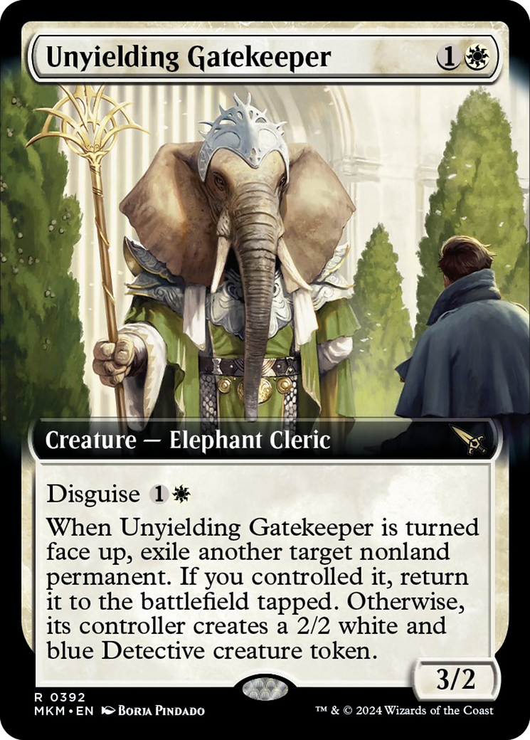 Unyielding Gatekeeper (Extended Art) [Murders at Karlov Manor] | Magic Magpie