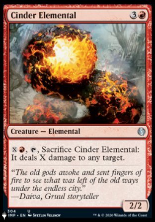 Cinder Elemental [The List] | Magic Magpie