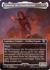 Samwise the Stouthearted (Borderless Alternate Art) [The Lord of the Rings: Tales of Middle-Earth] | Magic Magpie