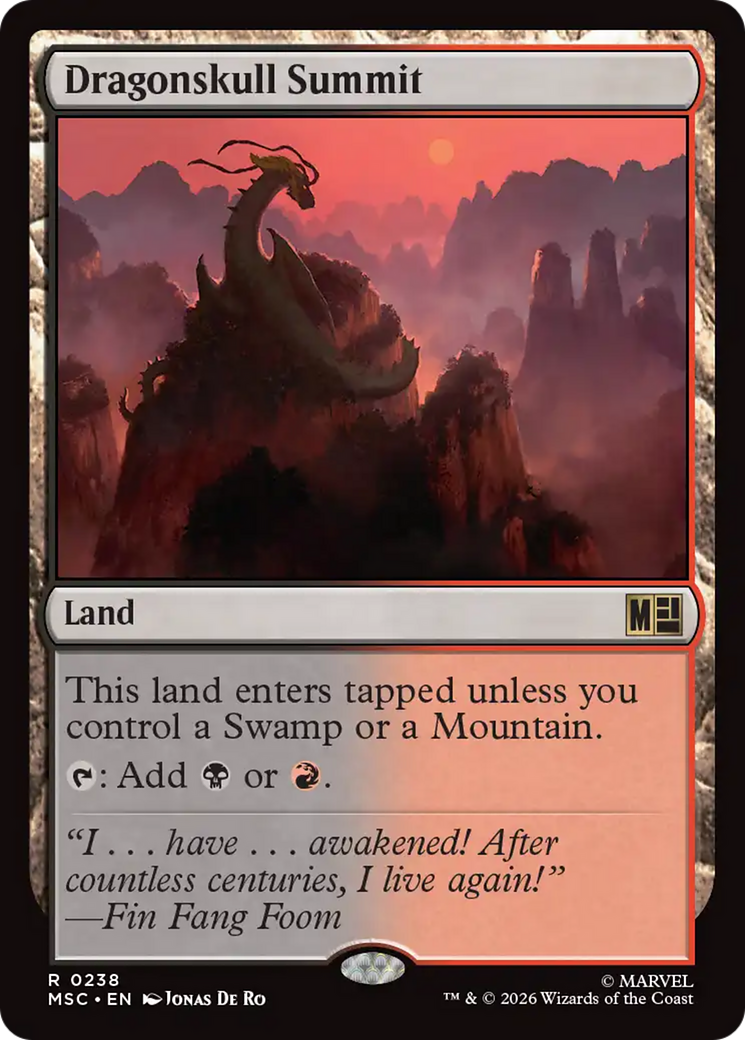Dragonskull Summit (Surge Foil) [Marvel Super Heroes Commander] | Magic Magpie