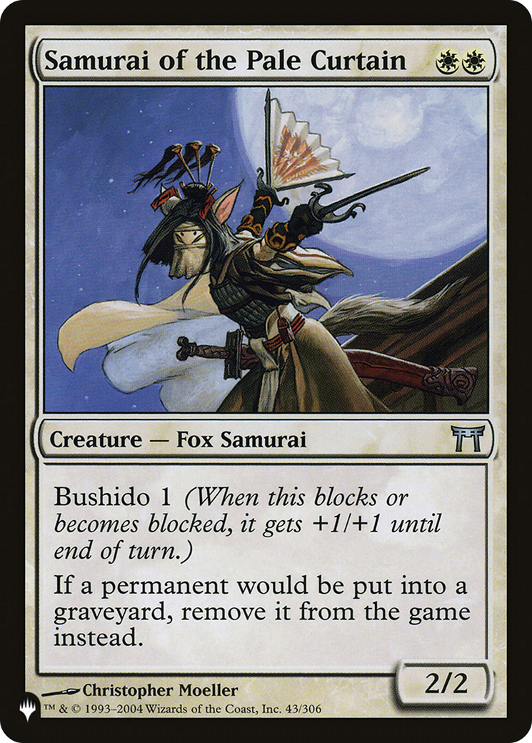 Samurai of the Pale Curtain [The List Reprints] | Magic Magpie