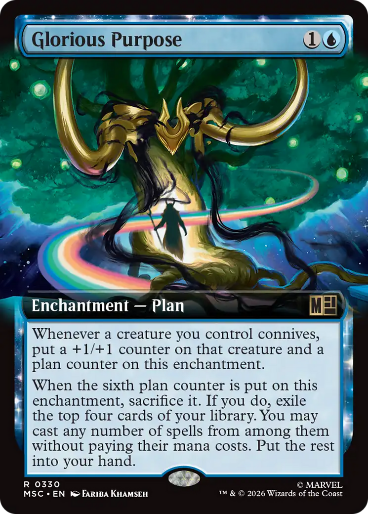 Glorious Purpose (Extended Art) [Marvel Super Heroes Commander] | Magic Magpie