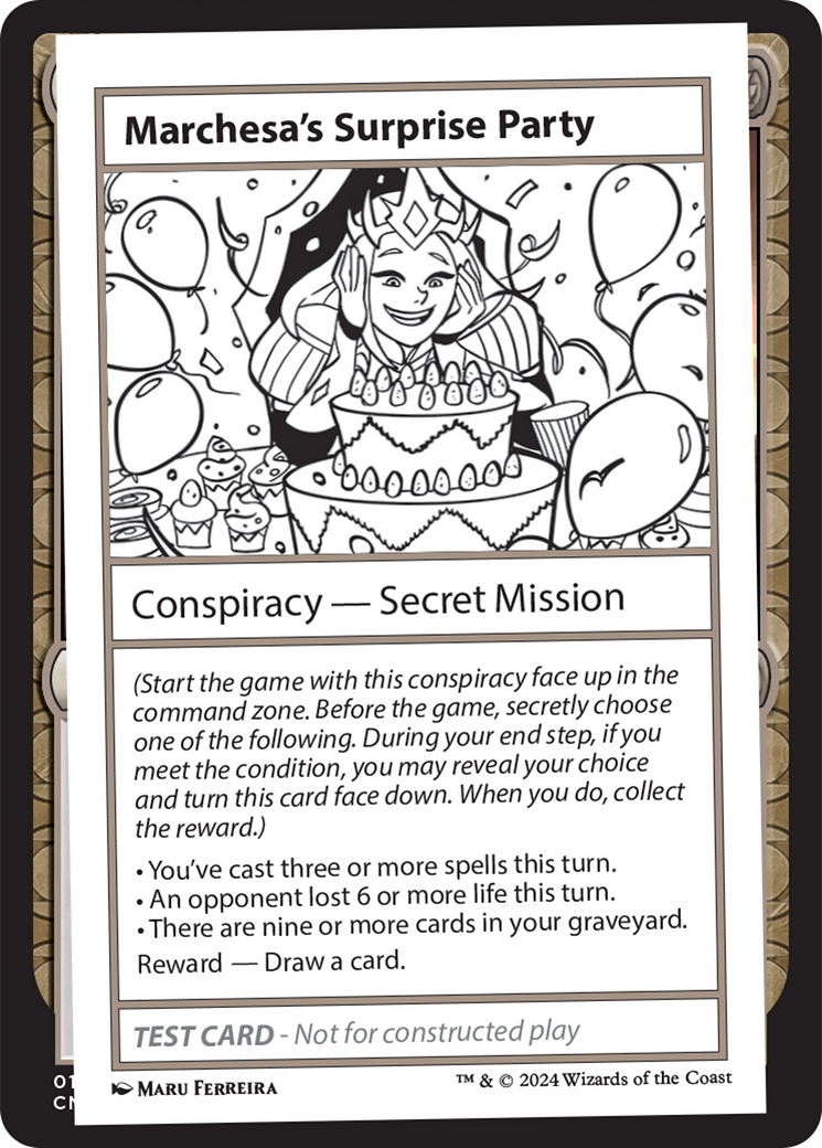 Marchesa's Surprise Party [Mystery Booster 2 Playtest Cards] | Magic Magpie