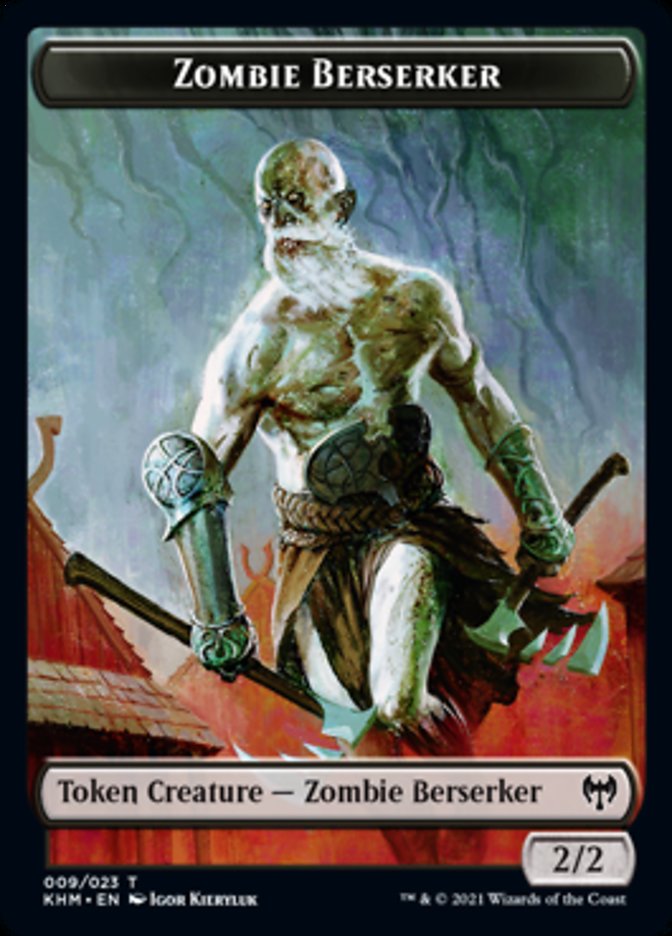 Zombie Berserker Token [Kaldheim Tokens] | Magic Magpie
