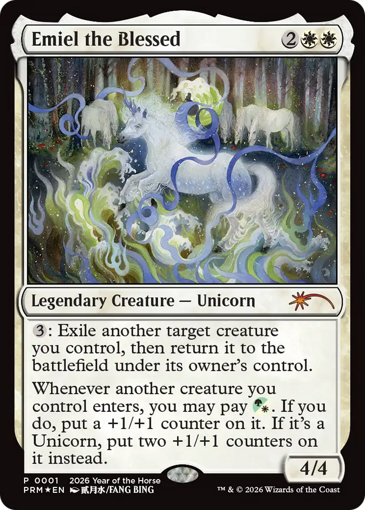 Emiel the Blessed (Year of the Horse 2026) [Standard Showdown Promos] | Magic Magpie