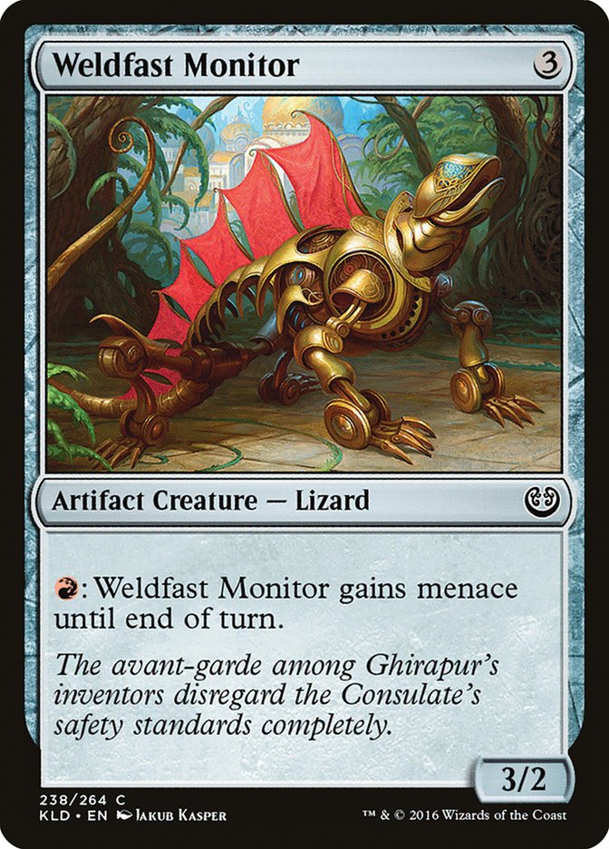 Weldfast Monitor [Kaladesh] | Magic Magpie