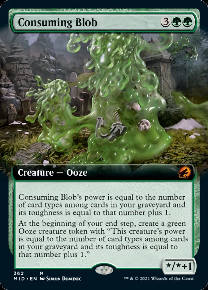 Consuming Blob (Extended Art) [Innistrad: Midnight Hunt] | Magic Magpie