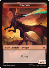 Stone Boulder // Dragon Double-Sided Token [The Hobbit Tokens] | Magic Magpie