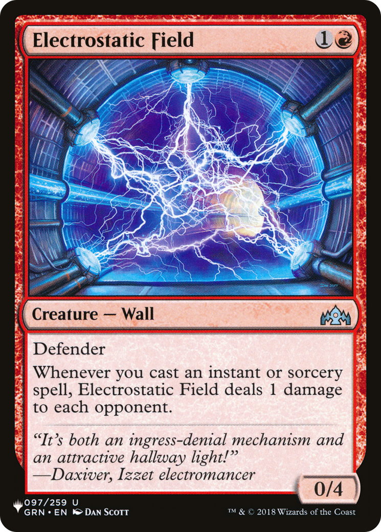 Electrostatic Field [The List Reprints] | Magic Magpie