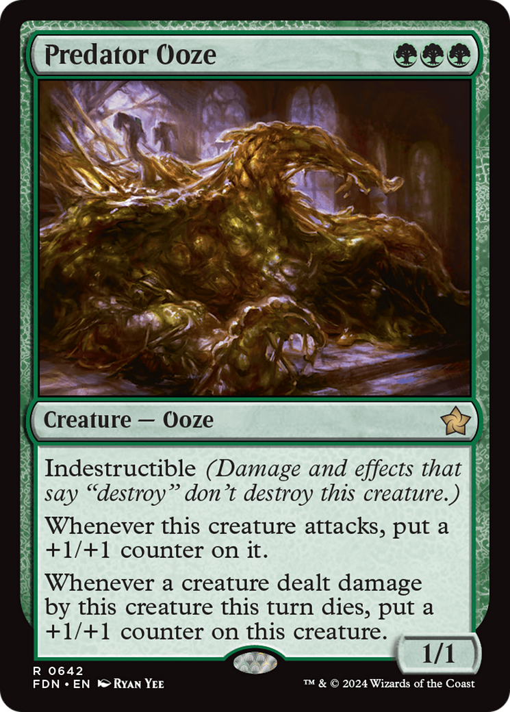 Predator Ooze [Foundations] | Magic Magpie