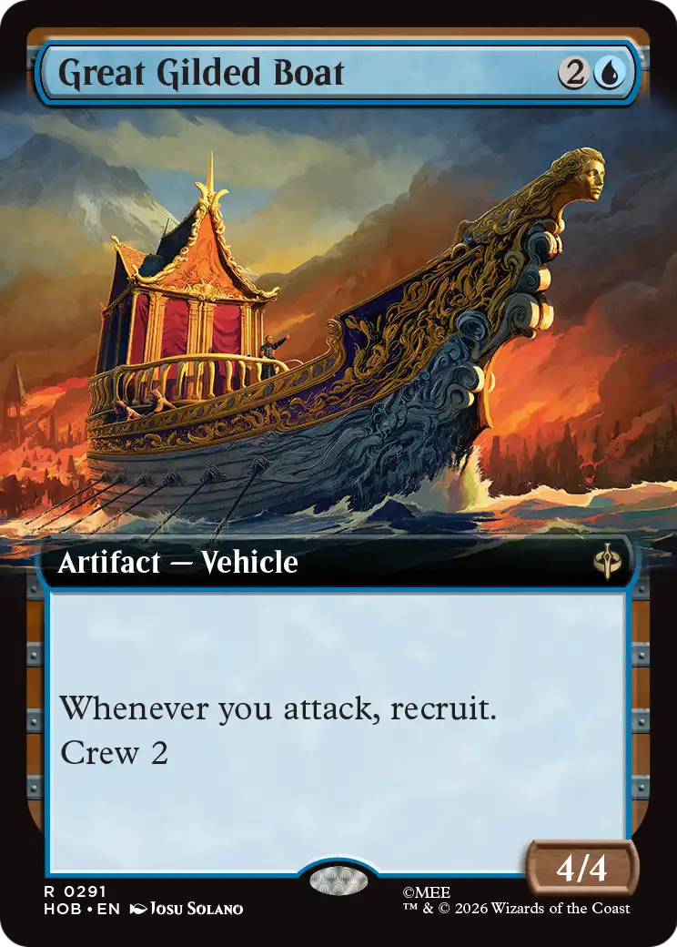 Great Gilded Boat (Extended Art) [The Hobbit] | Magic Magpie