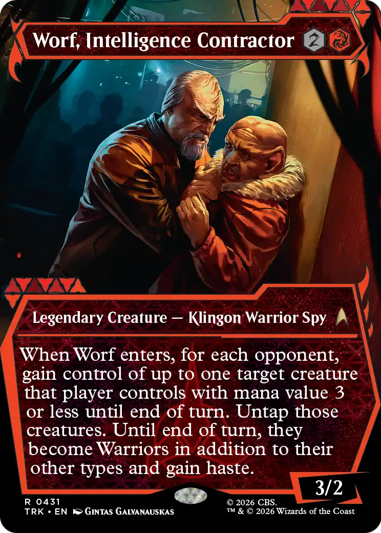 Worf, Intelligence Contractor (Showcase) [Star Trek] | Magic Magpie