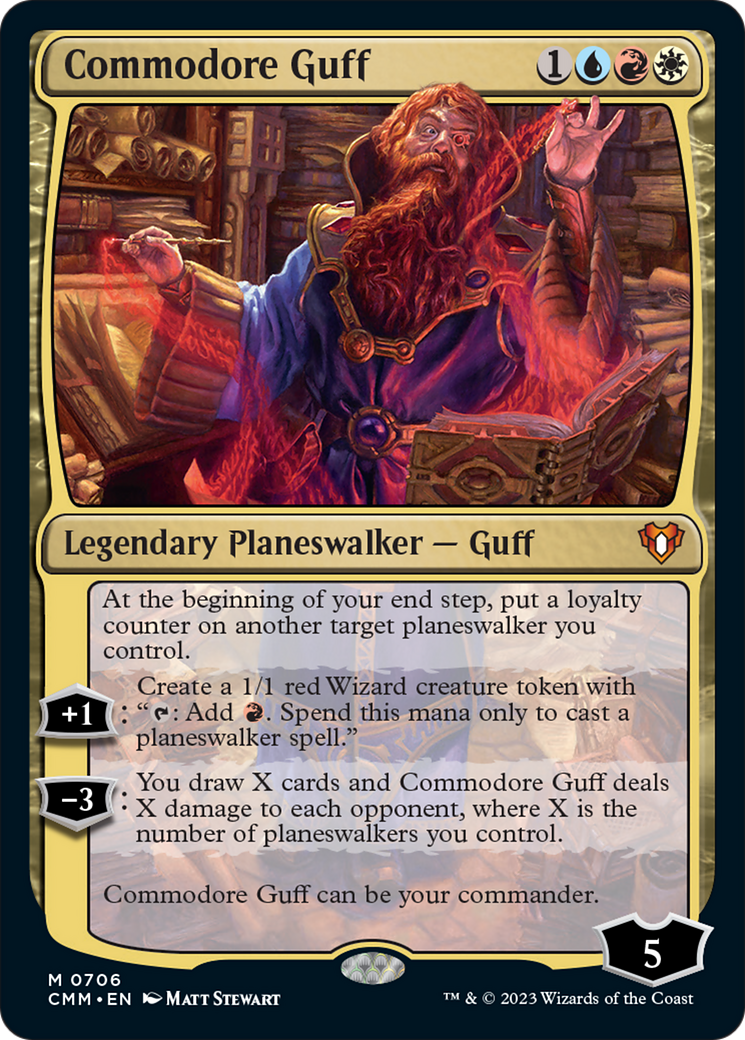 Commodore Guff [Commander Masters] | Magic Magpie