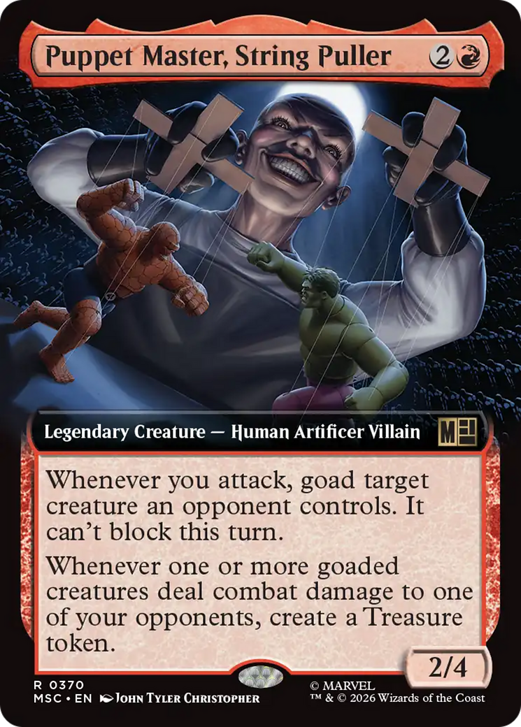 Puppet Master, String Puller (Extended Art) [Marvel Super Heroes Commander] | Magic Magpie