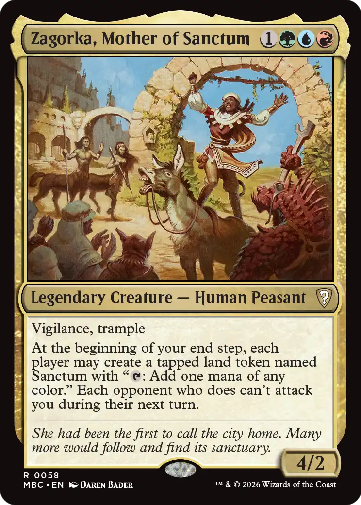 Zagorka, Mother of Sanctum [Mystery Booster: Commander Edition] | Magic Magpie