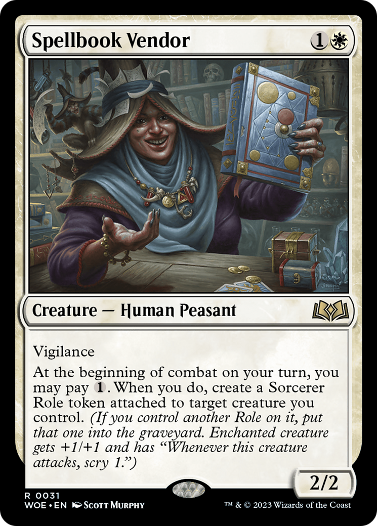 Spellbook Vendor [Wilds of Eldraine] | Magic Magpie