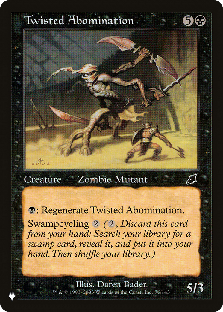 Twisted Abomination [The List Reprints] | Magic Magpie