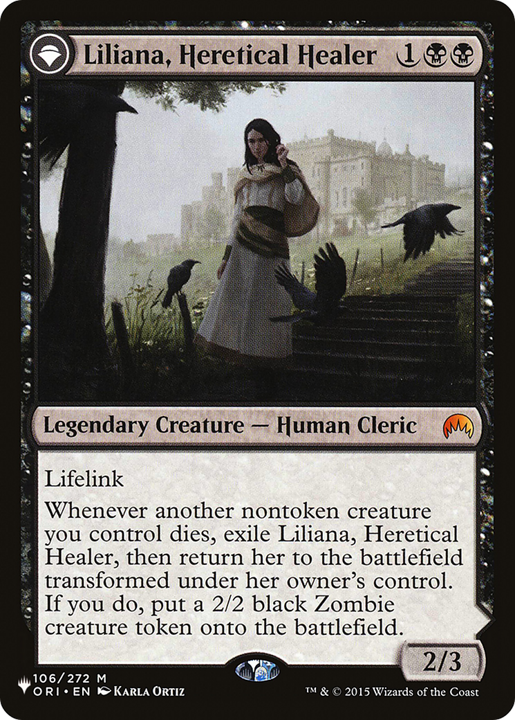 Liliana, Heretical Healer // Liliana, Defiant Necromancer [Secret Lair: From Cute to Brute] | Magic Magpie