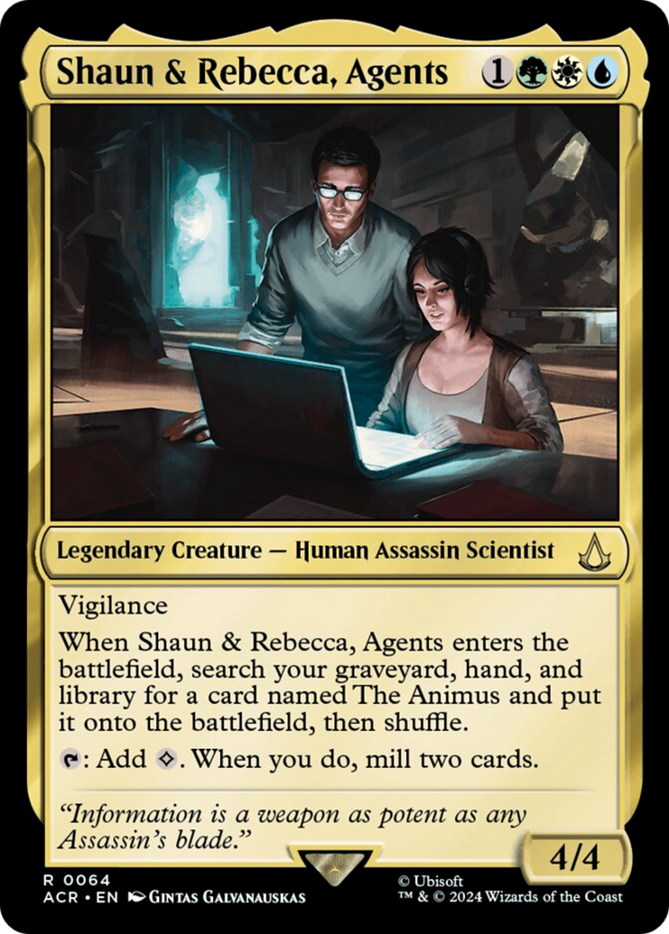 Shaun & Rebecca, Agents [Assassin's Creed] | Magic Magpie