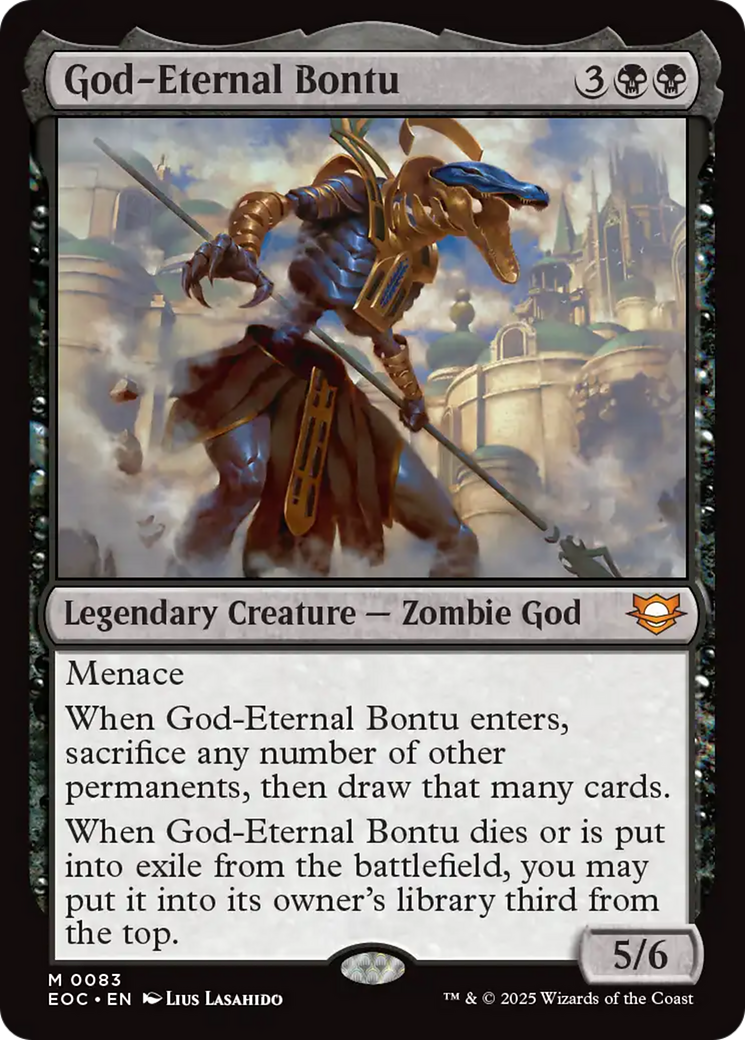 God-Eternal Bontu [Edge of Eternities Commander] | Magic Magpie