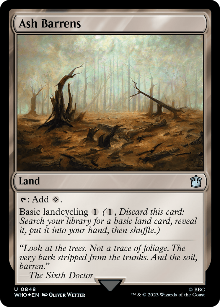 Ash Barrens (Surge Foil) [Doctor Who] | Magic Magpie