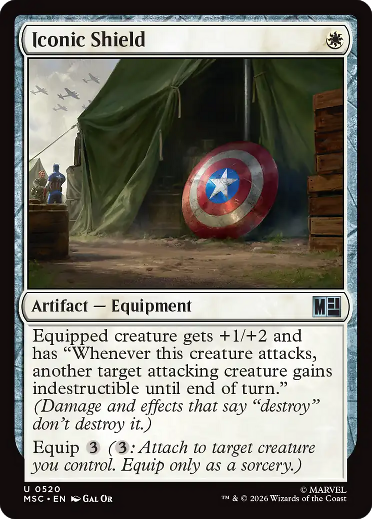 Iconic Shield [Marvel Super Heroes Commander] | Magic Magpie