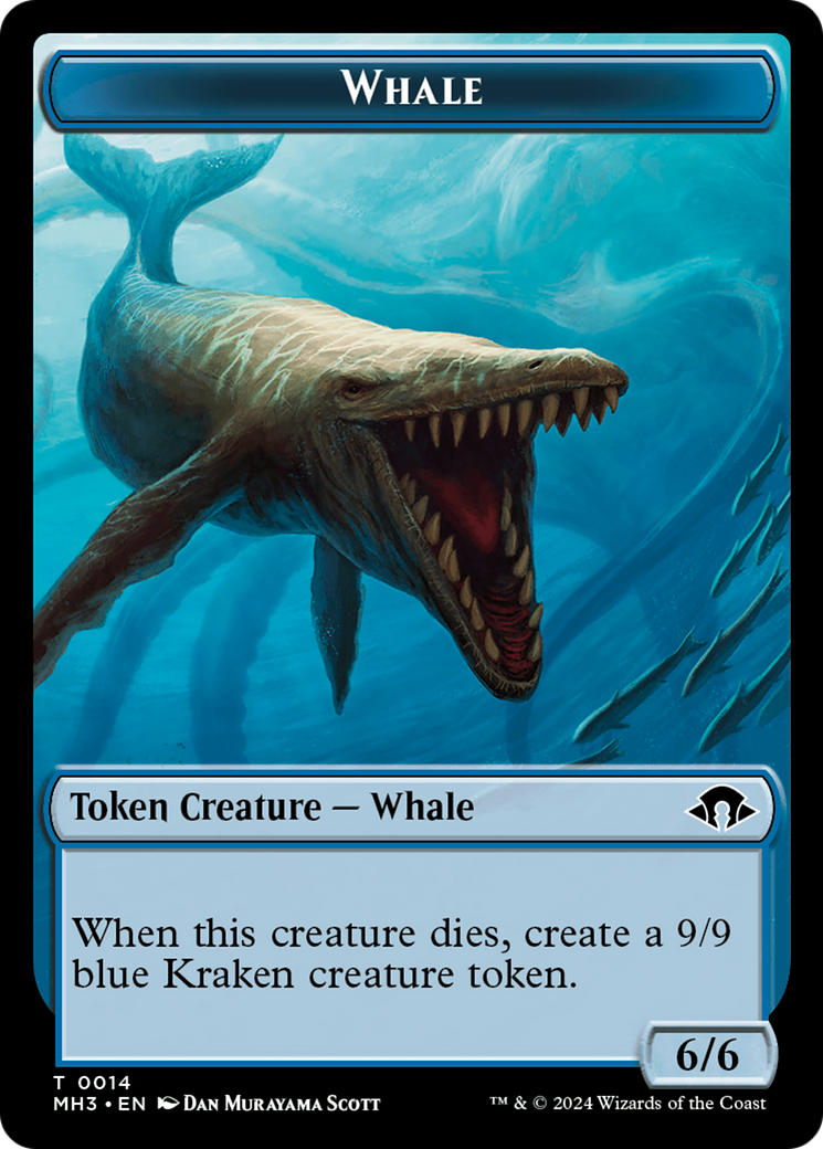 Phyrexian Germ // Whale Double-Sided Token [Modern Horizons 3 Tokens] | Magic Magpie