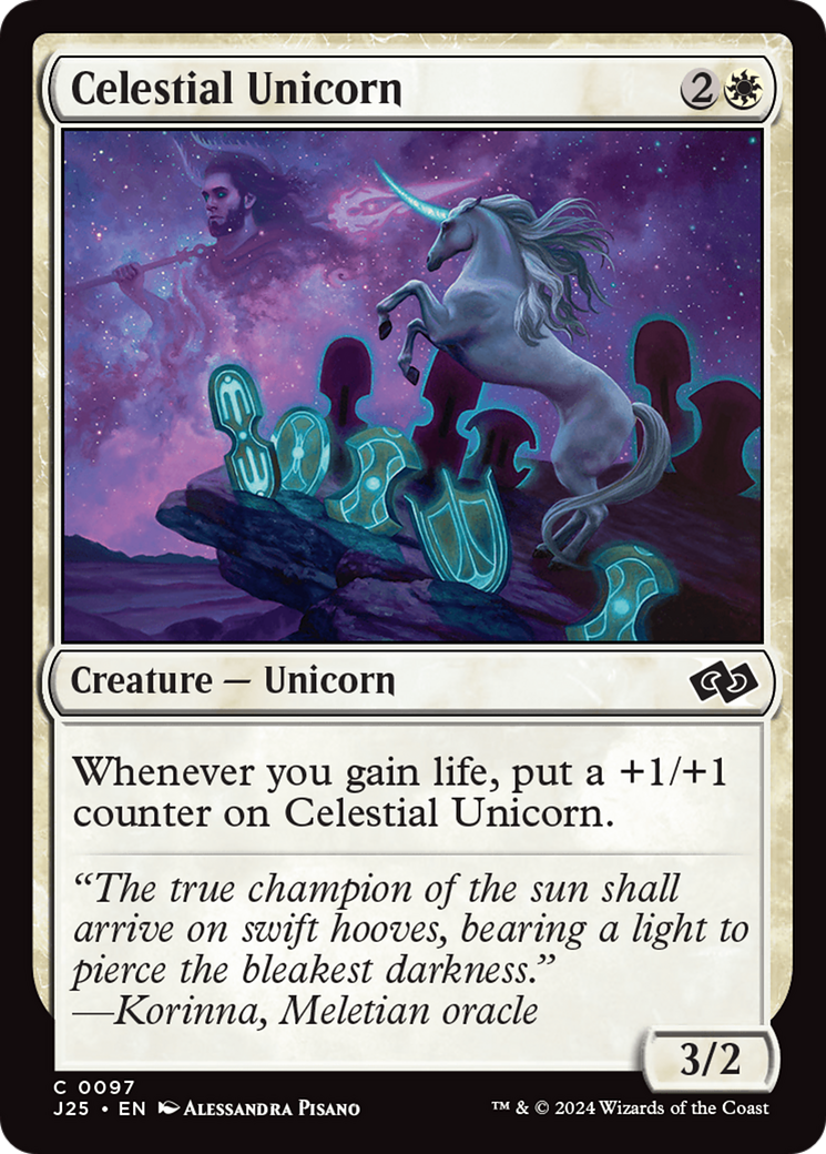 Celestial Unicorn [Foundations Jumpstart] | Magic Magpie