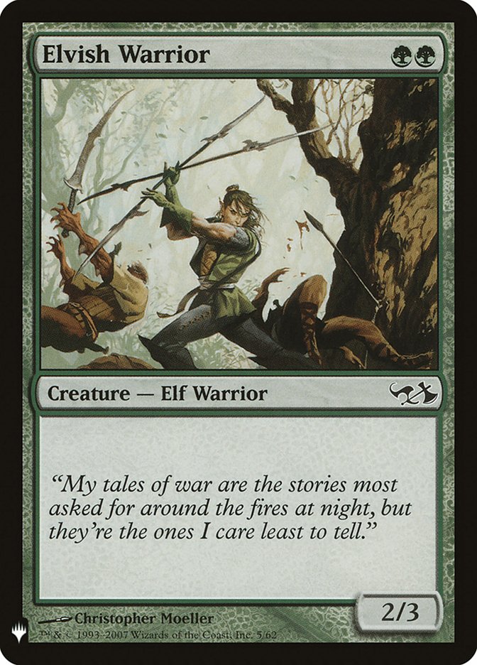 Elvish Warrior [Mystery Booster] | Magic Magpie