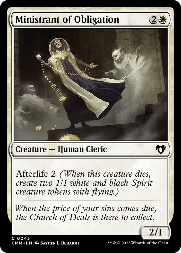 Ministrant of Obligation [Commander Masters] | Magic Magpie